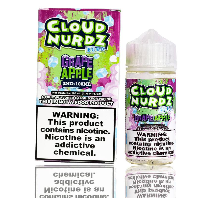 Grape Apple Iced by Cloud Nurdz Eliquid-ELIQUID-No Limit Distro