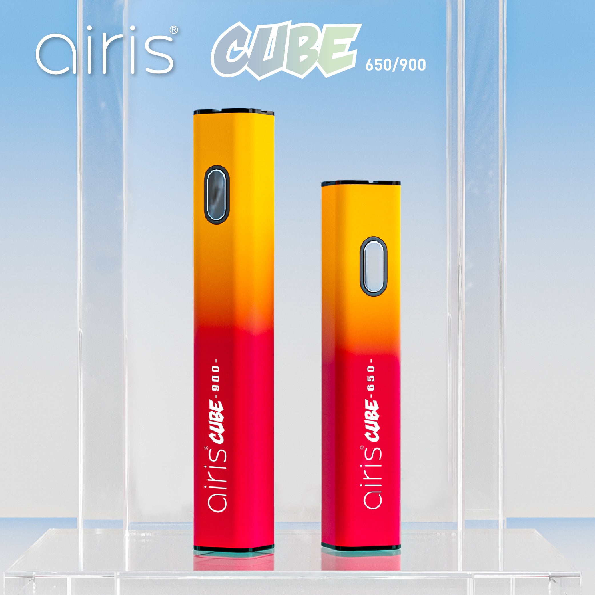 Airis Cube 900 mah Cart Battery - Dual Charge-510 BATTERY-No Limit Distro