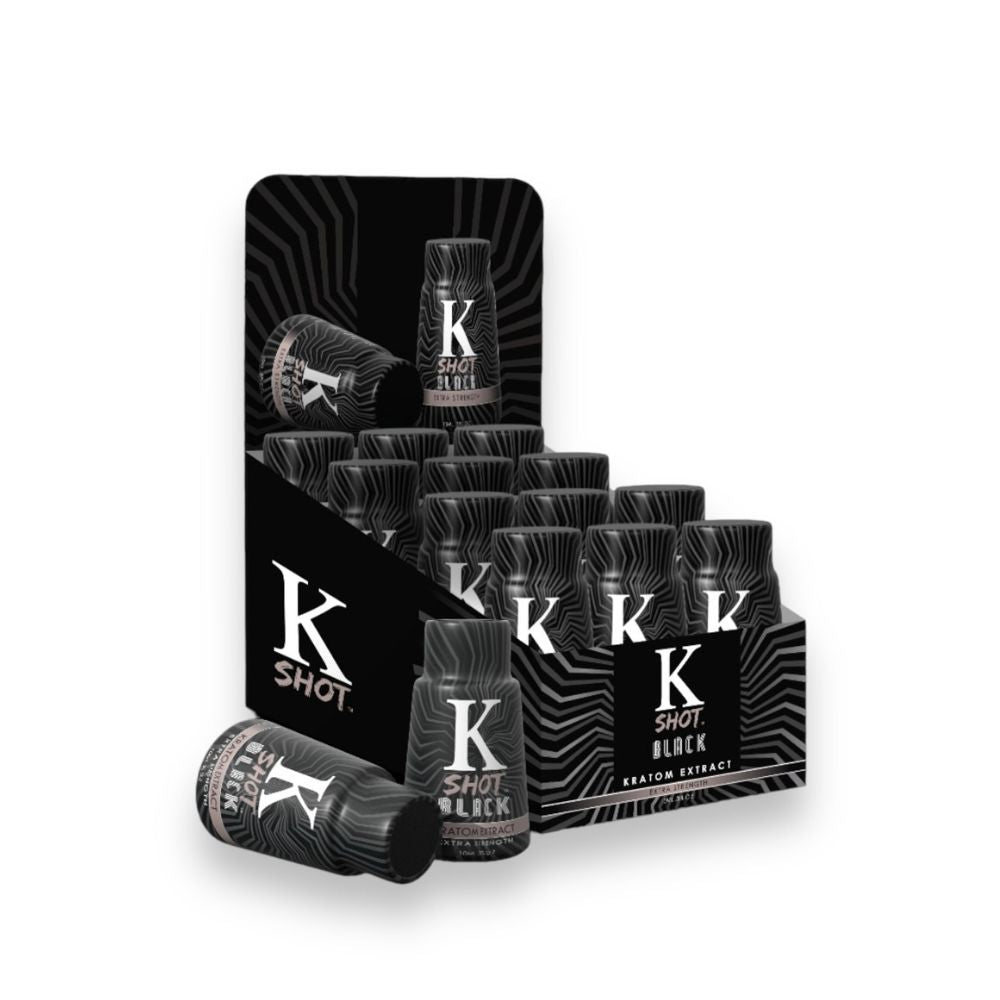 K Shot Black Kratom Extract 10ml-Kratom Shots-No Limit Distro