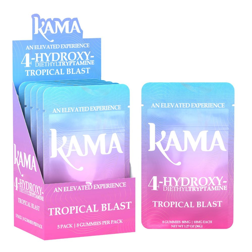 KAMA 4-Hydroxy Gummies 8ct - 80mg-7 Hydroxy Tablets-No Limit Distro