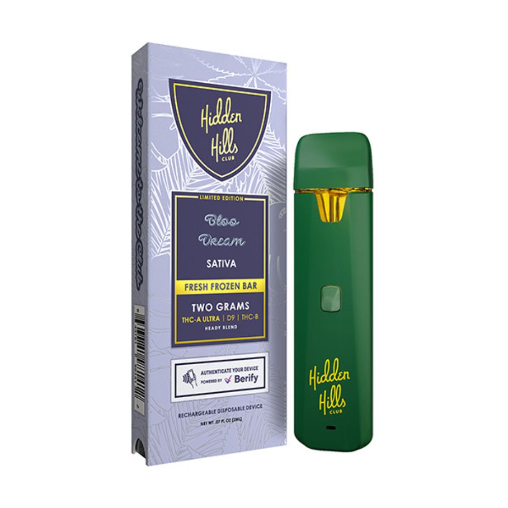 Hidden Hills Fresh Frozen 2G THC Disposable-THC Blend-No Limit Distro