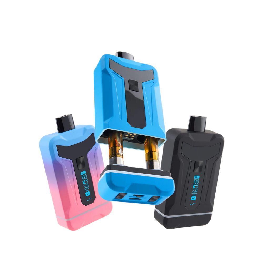 Ooze Duet Dual 510 Thread Vape Cart Battery-Variable Voltage 510 Battery: Adjustable VV Cart Batteries & Vape Pens-No Limit Distro
