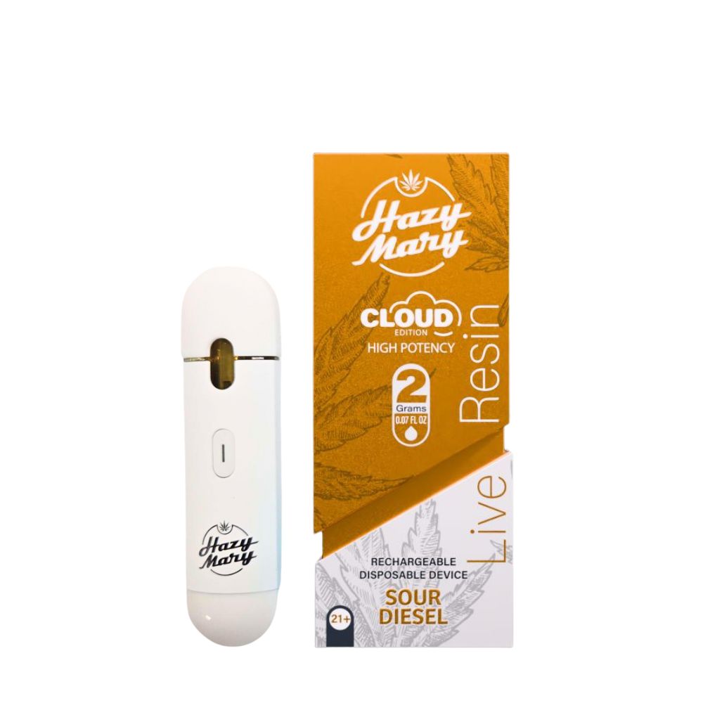 HAZY MARY 2G Cloud Blend Live Resin Disposable - THC-P, THC-V, HHC, D8-THCP-No Limit Distro