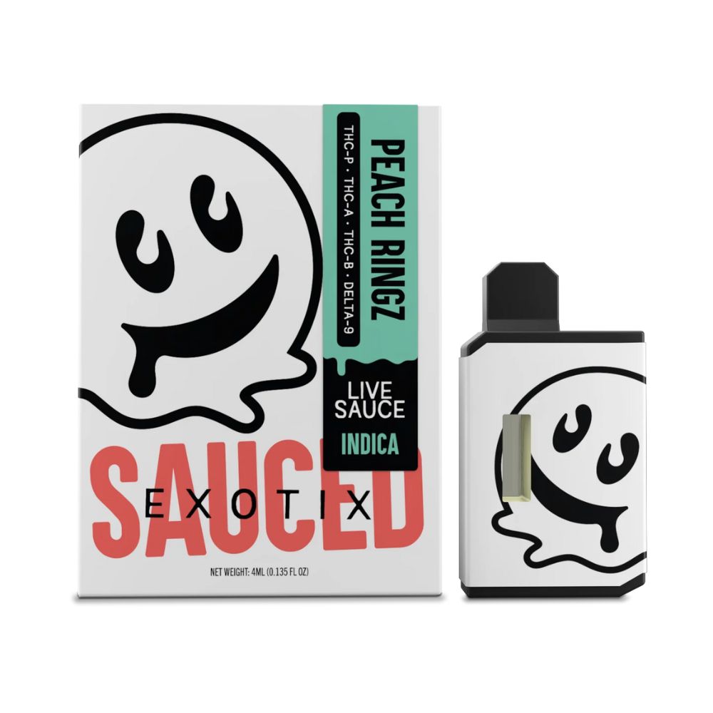 Half Baked Sauced Exotix 4G Live Sauce THC Vape-THCP-No Limit Distro