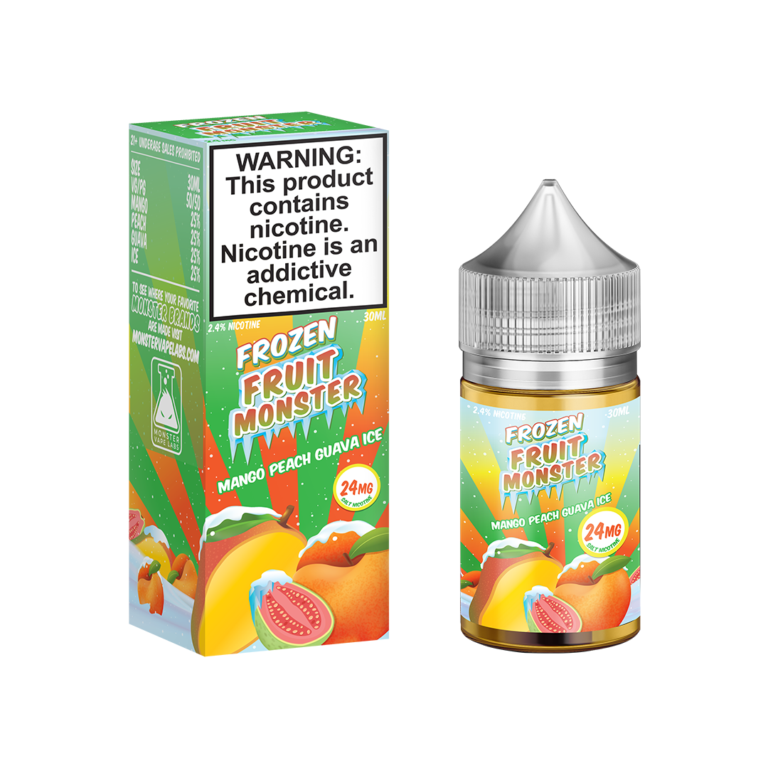 Frozen Fruit Monster Salts Mango Peach Guava Ice-ELIQUID-No Limit Distro