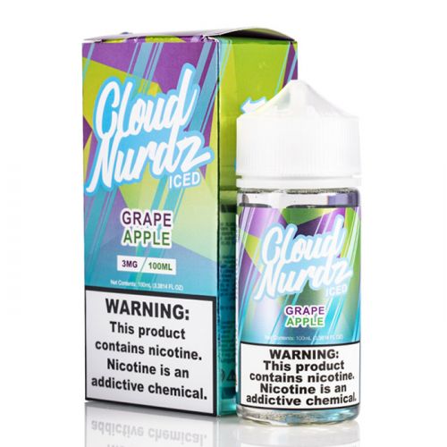 Grape Apple Iced by Cloud Nurdz Eliquid-ELIQUID-No Limit Distro