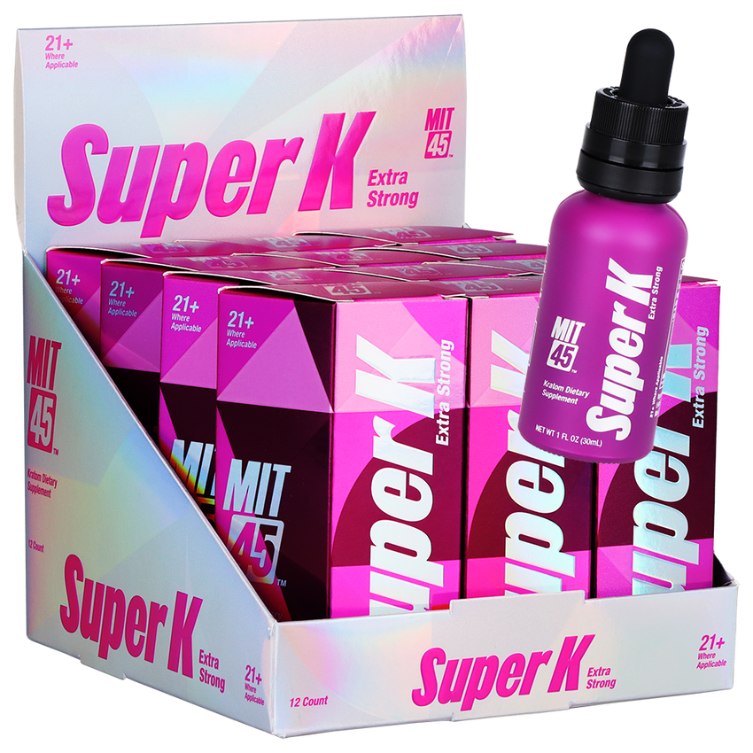 MIT45 Super K Extra Strong Kratom Extract Shot - 15 Servings-Kratom Shots-No Limit Distro