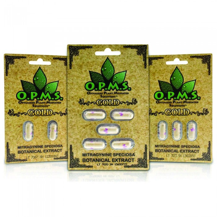 OPMS Gold Capsules-KRATOM-No Limit Distro
