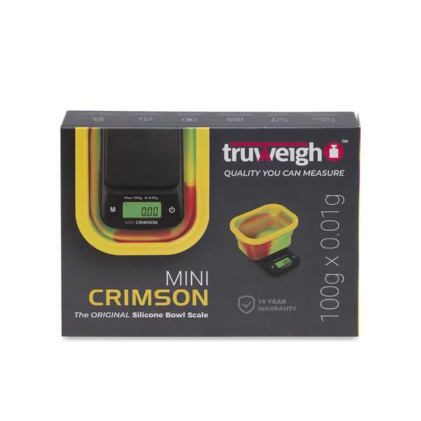 TRUWEIGH MINI CRIMSON COLLAPSIBLE BOWL 100G X 0.01G-SCALES-No Limit Distro
