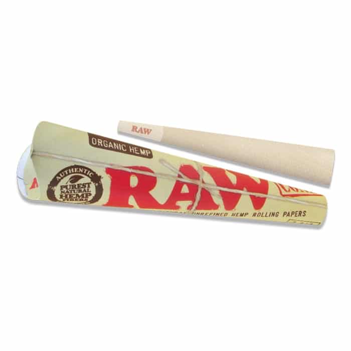 Raw Organic Hemp 1 1/4 Cones-WRAPS, PAPERS, CONES-No Limit Distro