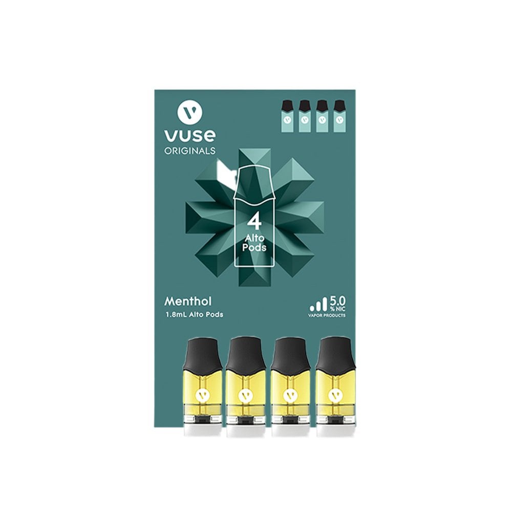 Vuse Alto Pods 5% 4 pack - Menthol-ELIQUID PODS-No Limit Distro