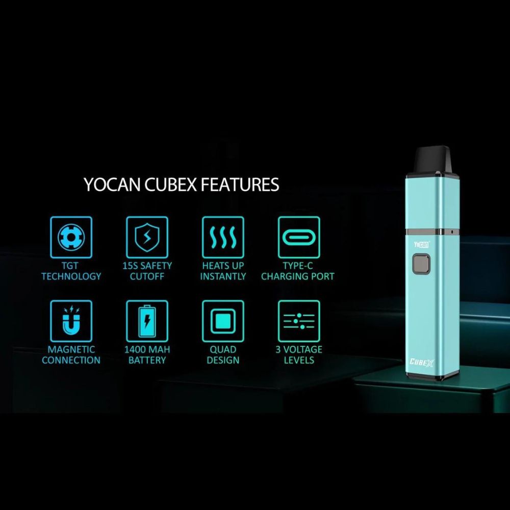 Yocan CubeX Wax Vape Pen-WAX PENS / DAB PENS-No Limit Distro
