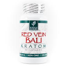 Whole Herbs Red Vein Bali Capsules-KRATOM-No Limit Distro
