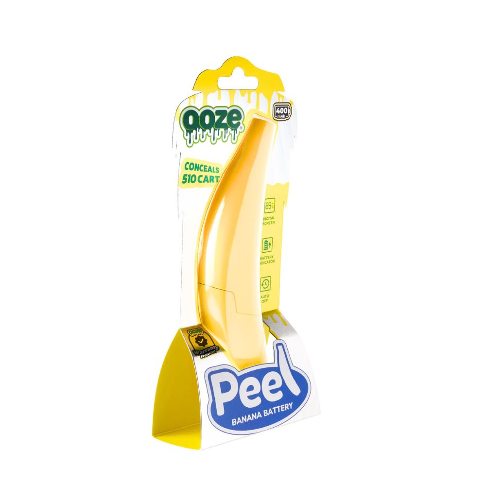 Ooze Peel Banana – 400 mAh Conceal 510 Vape Cart Battery-510 BATTERY-No Limit Distro
