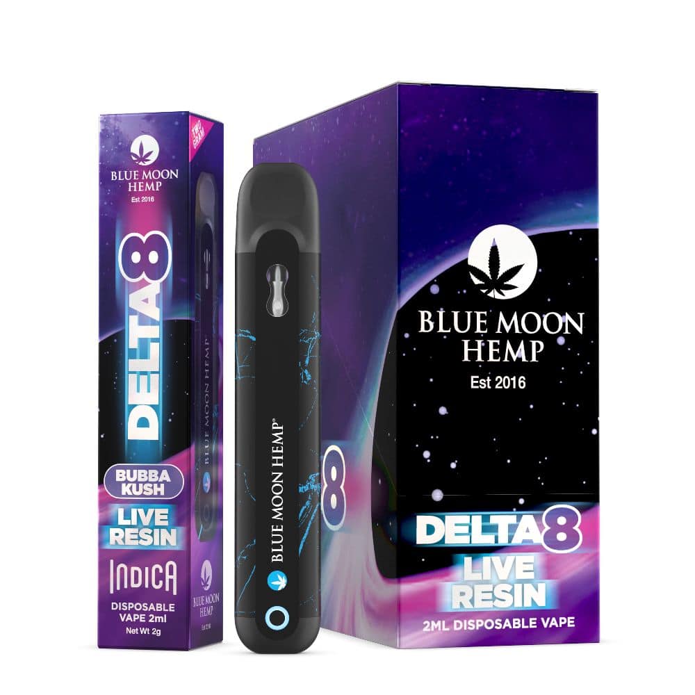 Delta 8 Live Resin 2g Disposable - Blue Moon Hemp-DELTA 8-No Limit Distro
