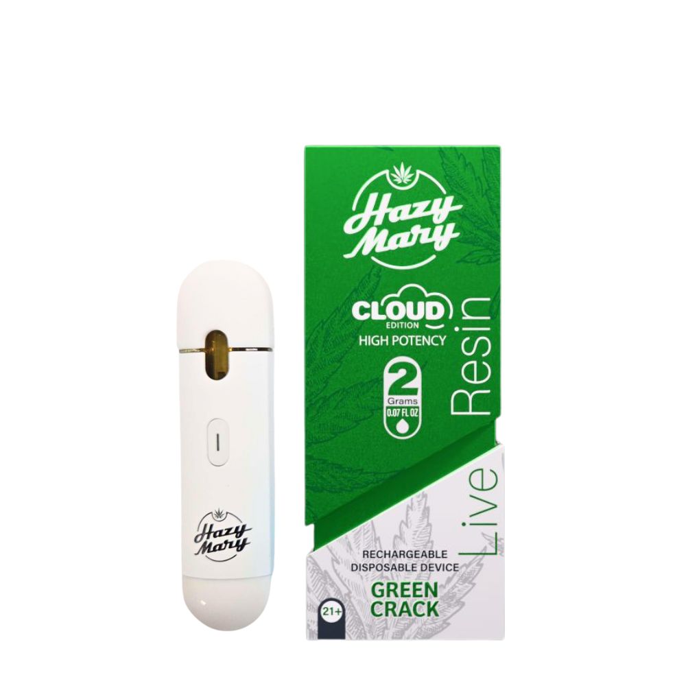 hazy mary disposable vape HAZY MARY 2G Cloud Blend Live Resin Disposable
