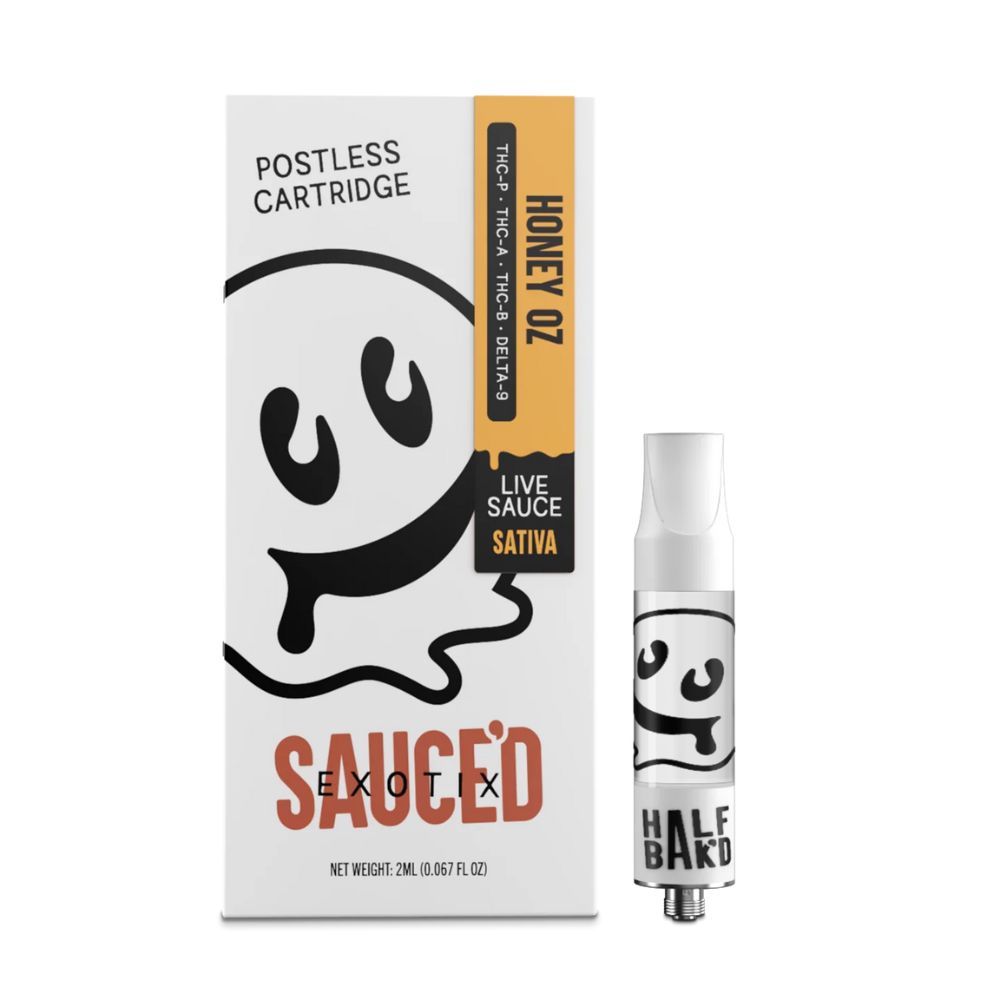Half Baked Sauce'd Exotix Live Sauce Cart - 2 Grams-2G Carts-No Limit Distro