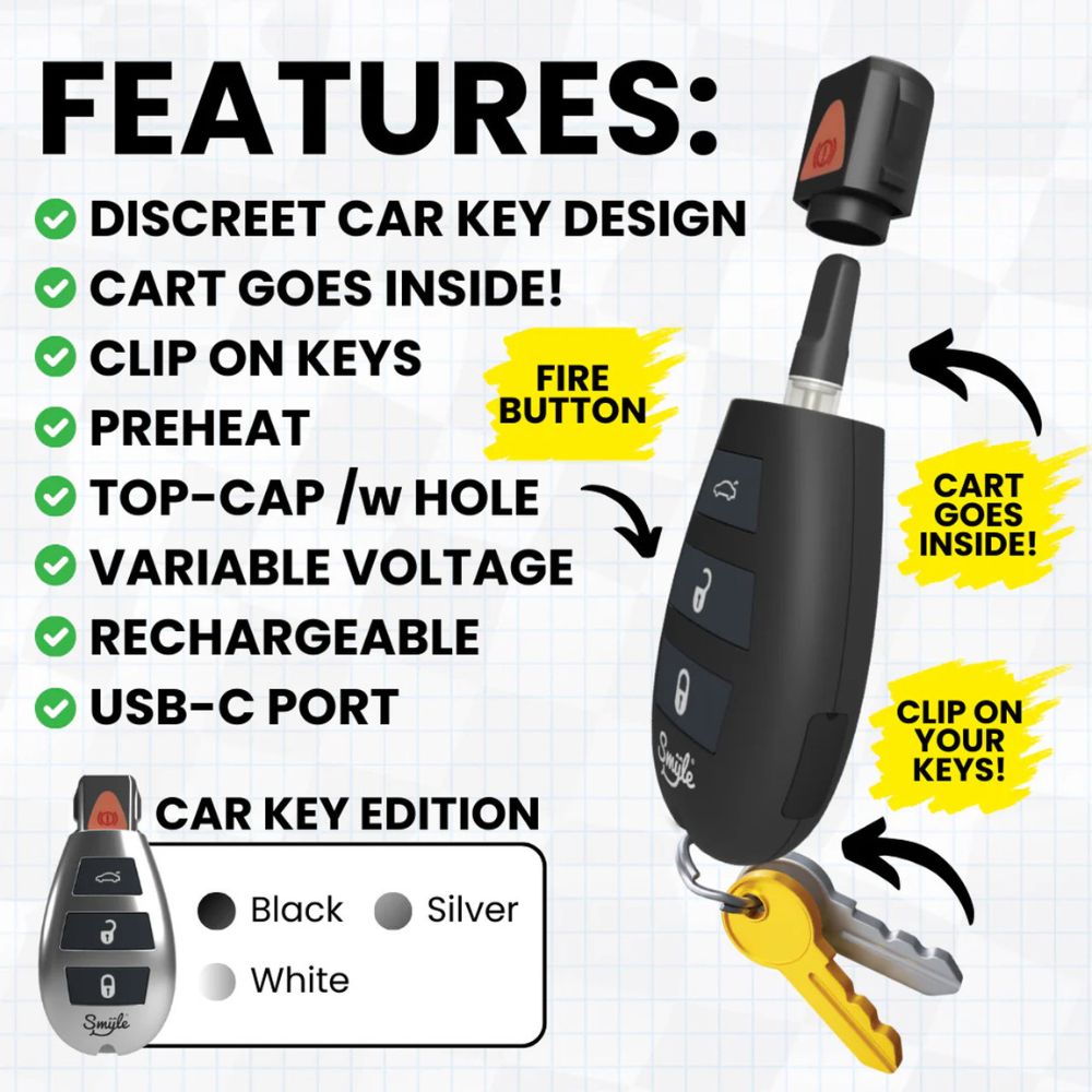Car Key Penjamin 510 Stealth Vape-510 BATTERY-No Limit Distro