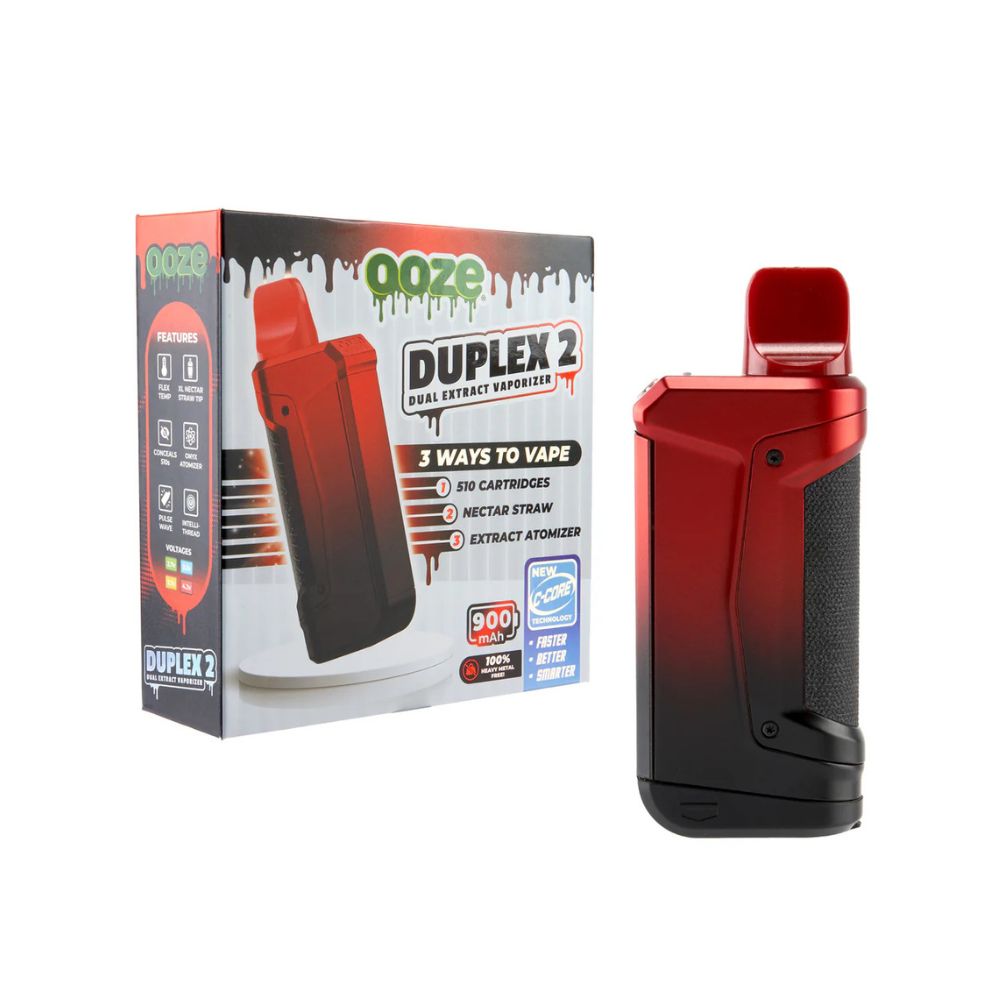 Ooze Duplex 2 Vaporizer - 3‑in‑1 510 Thread Cart Battery-510 BATTERY-No Limit Distro