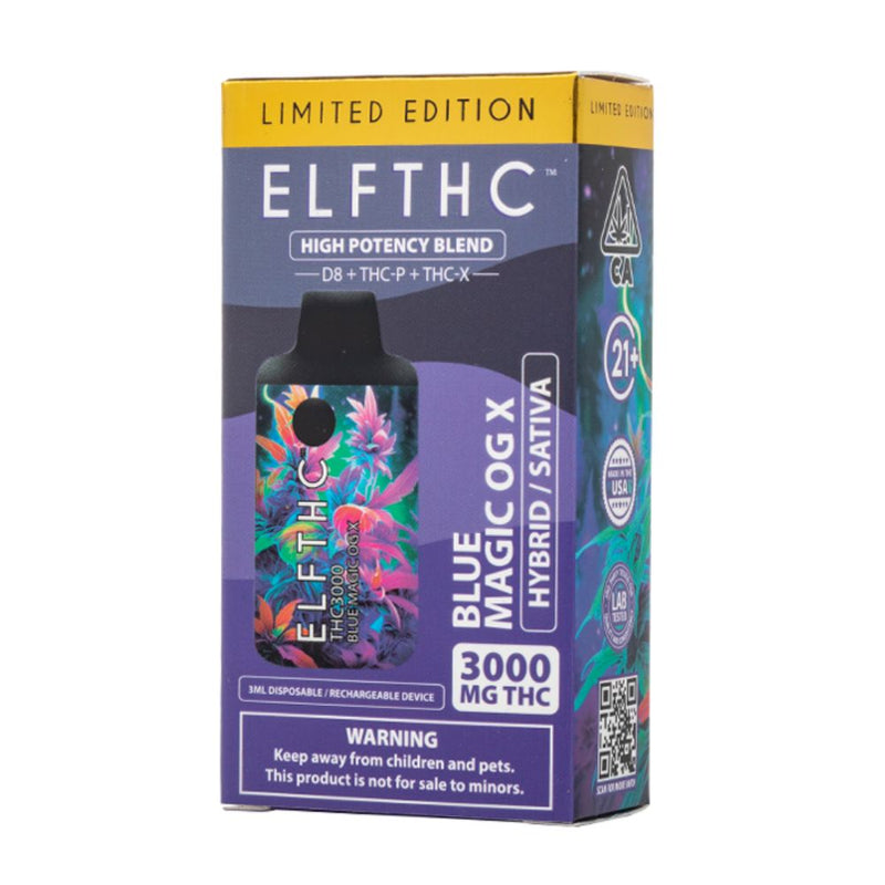 Elf THC Vape 3000mg High Potency Blend-DELTA 8-No Limit Distro