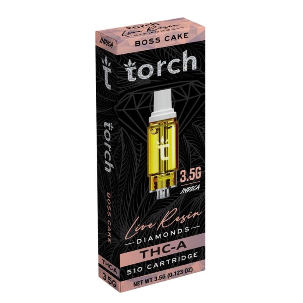 Torch 3.5g THCA Cartridge - Live Resin Diamonds-THCA-No Limit Distro