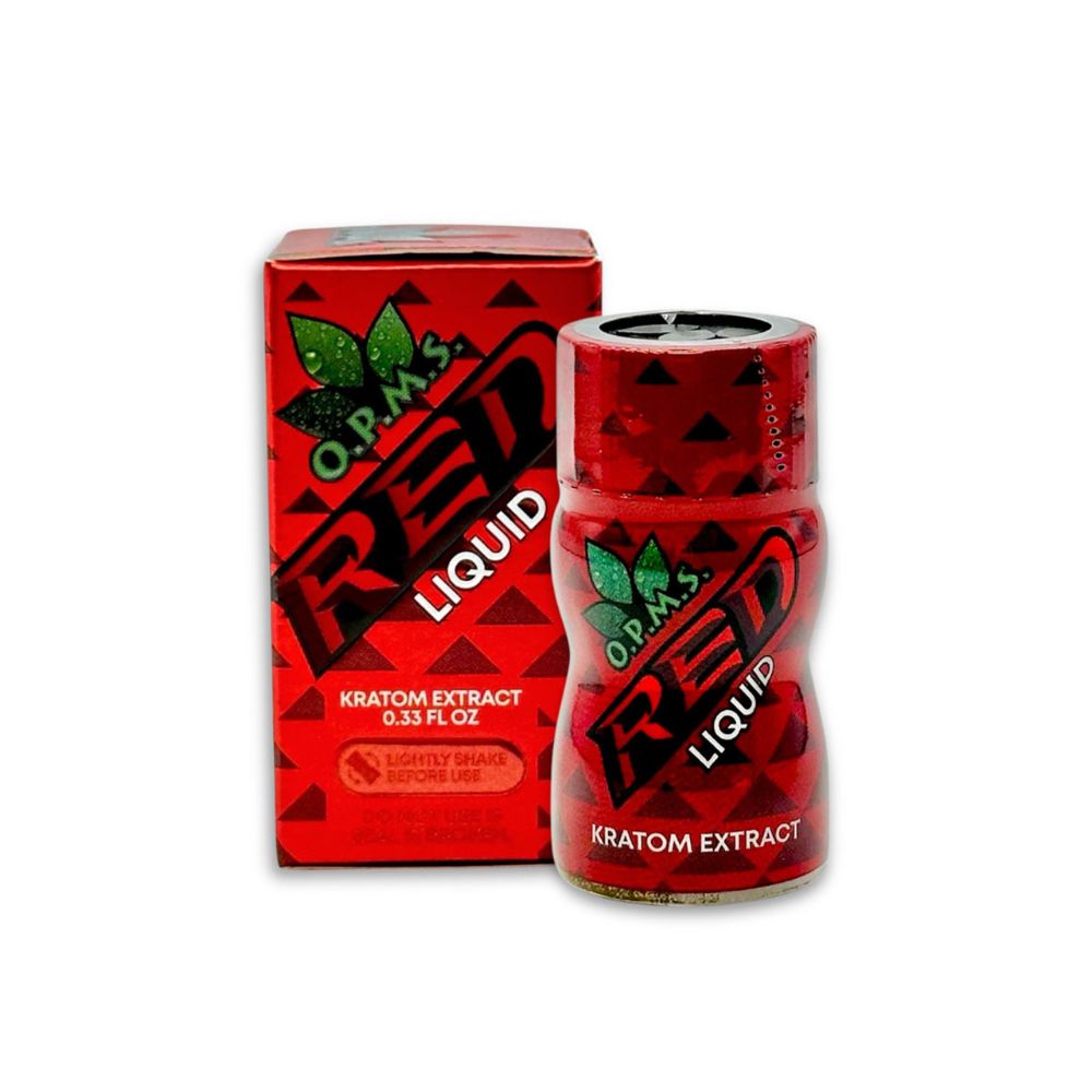 OPMS Kratom Extract Red Liquid Shot 10ml-Kratom Shots-No Limit Distro