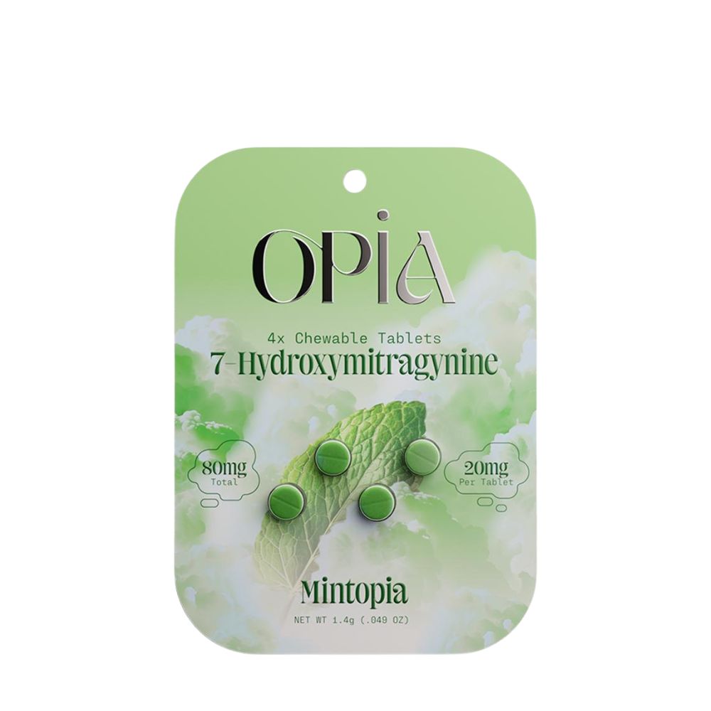 OPiA 7-Hydroxymitragynine Chewable Tablets 4ct - 80mg-7 Hydroxy Tablets-No Limit Distro
