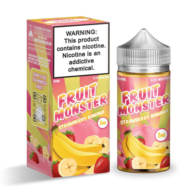 Strawberry Banana by Fruit Monster 100ml-ELIQUID-No Limit Distro