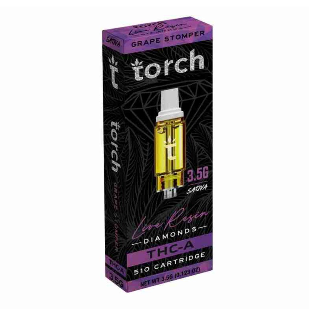 Torch 3.5g THCA Cartridge - Live Resin Diamonds-THCA-No Limit Distro