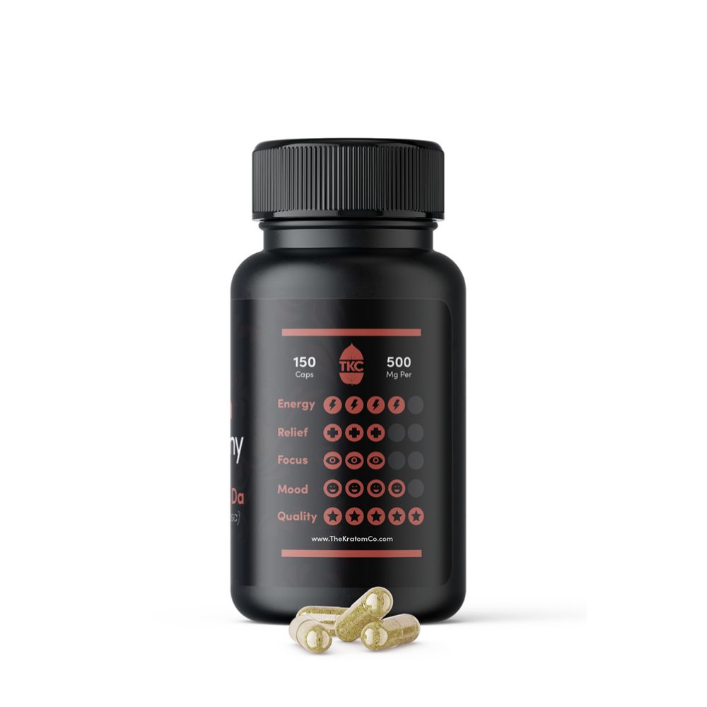 Red Maeng Da Kratom Capsules | Premium Quality by The Kratom Company-Kratom Capsules-No Limit Distro