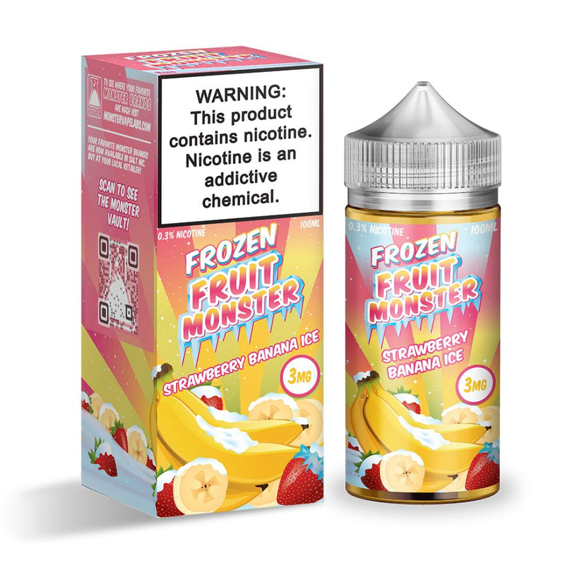 Strawberry Banana Ice by Frozen Fruit Monster-ELIQUID-No Limit Distro