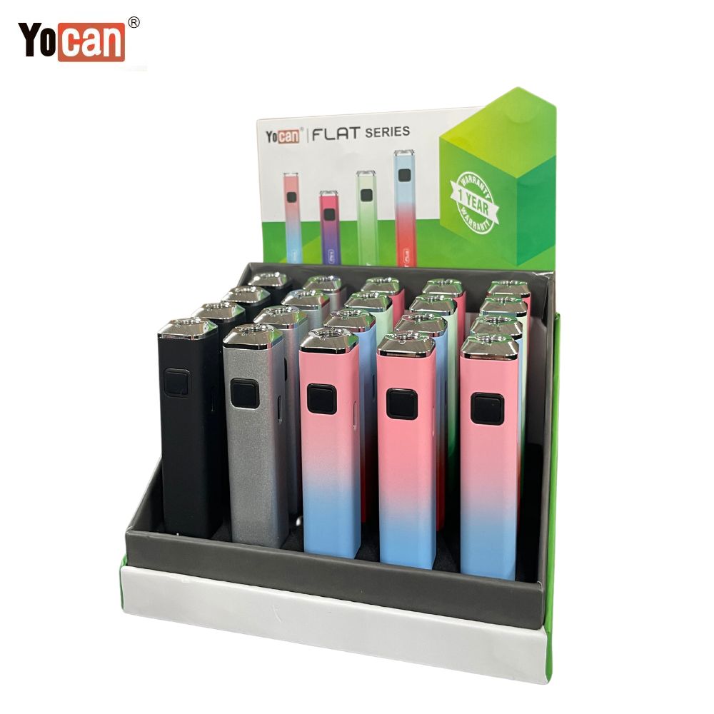 Yocan Flat 510 Battery - Bulk 20x Pack-510 BATTERY-No Limit Distro