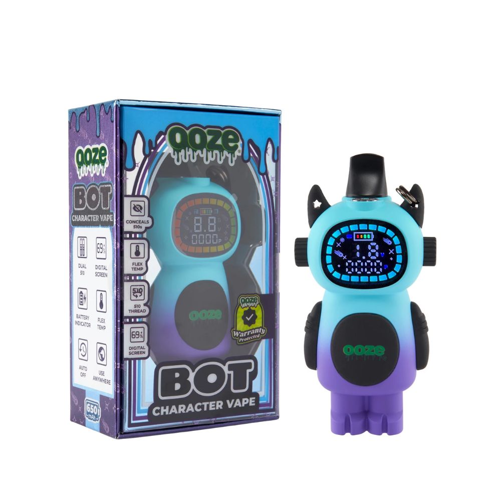 Ooze Bot Fun Character 650mAh 510 Thread Cart Battery-510 BATTERY-No Limit Distro