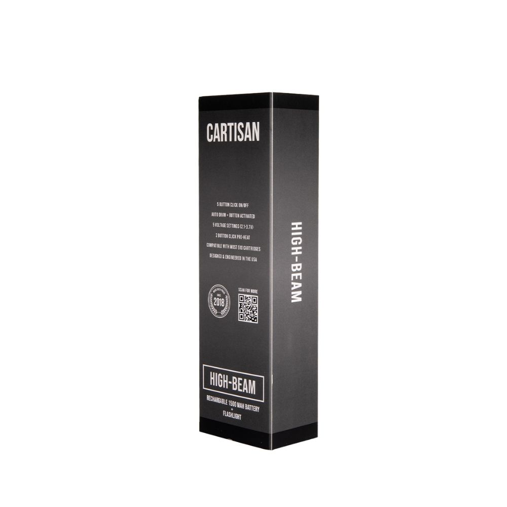 Cartisan High-Beam Flashlight 510 Vape Cart Battery