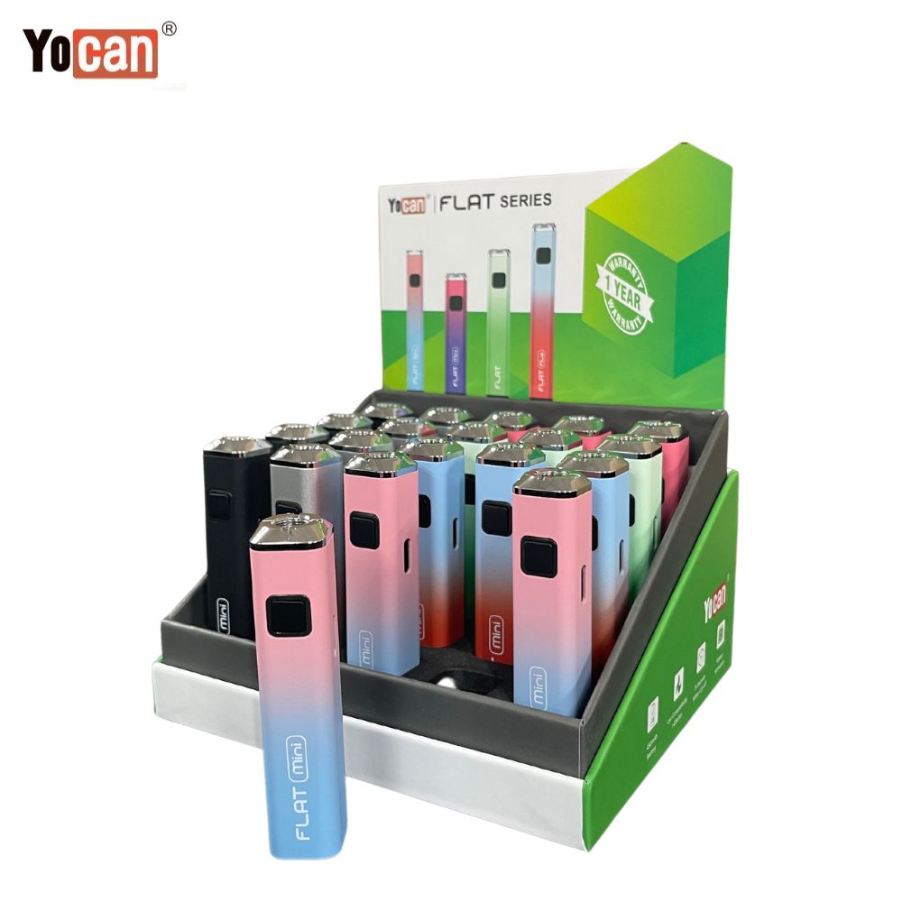Yocan Flat Mini 510 Battery - BULK 20x Pack-510 BATTERY-No Limit Distro