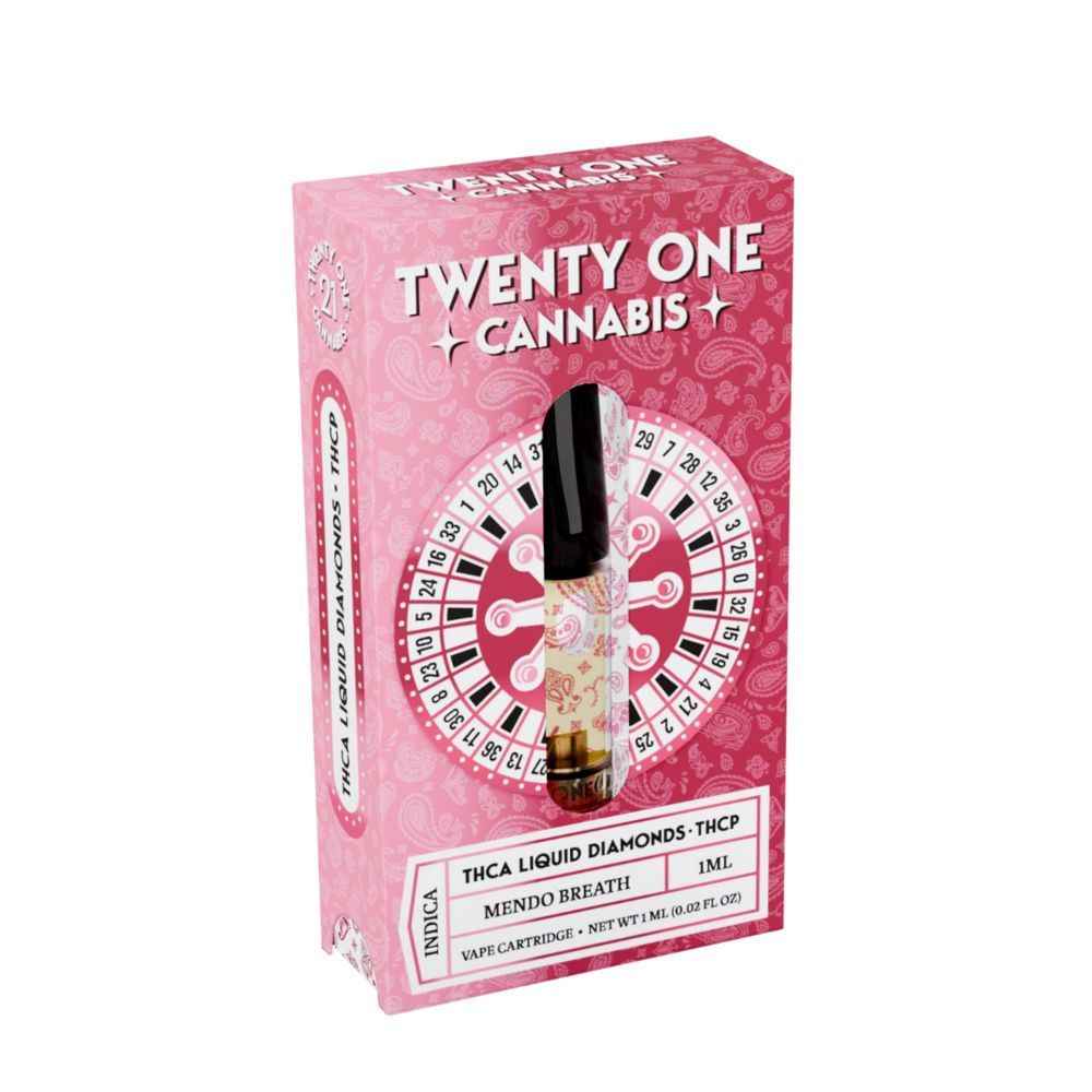 Twenty One THCA THCP Cartridge - 1 Gram-THC Blend-No Limit Distro