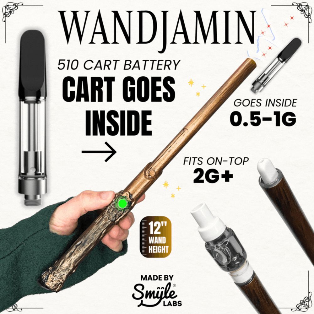 Wandjamin Magic Wand 510 Thread Vape Cart Battery