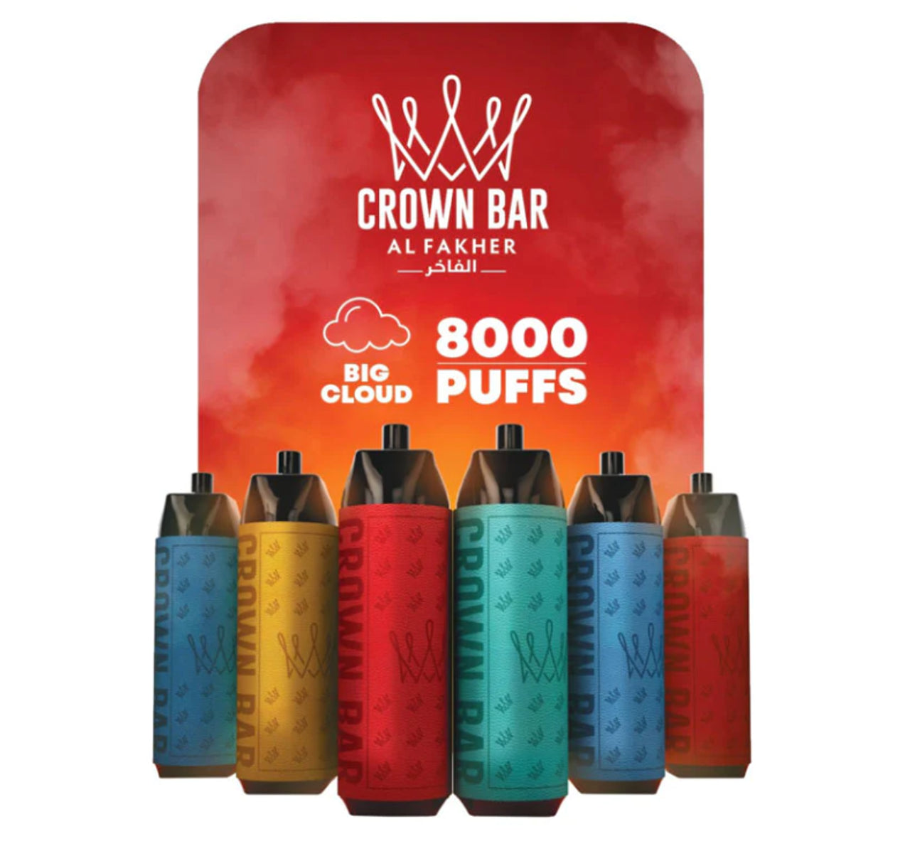 Al Fakher Crown Bar 8000 Pro-DISPOSABLES-No Limit Distro