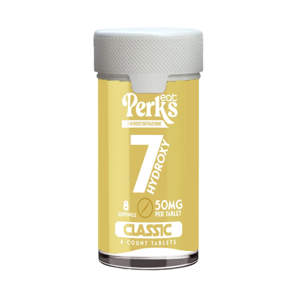 Eat Perks 7-Hydroxy 4ct Tablets - 200mg-7 Hydroxy Tablets-No Limit Distro