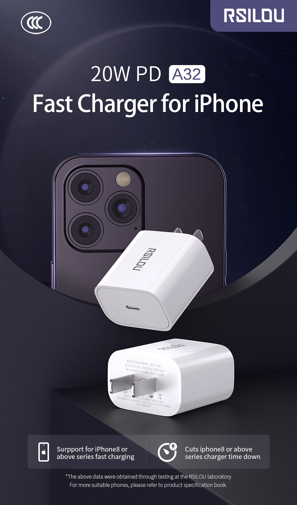 USB-C Wall Charger Block-PHONE ACCESSORIES-No Limit Distro