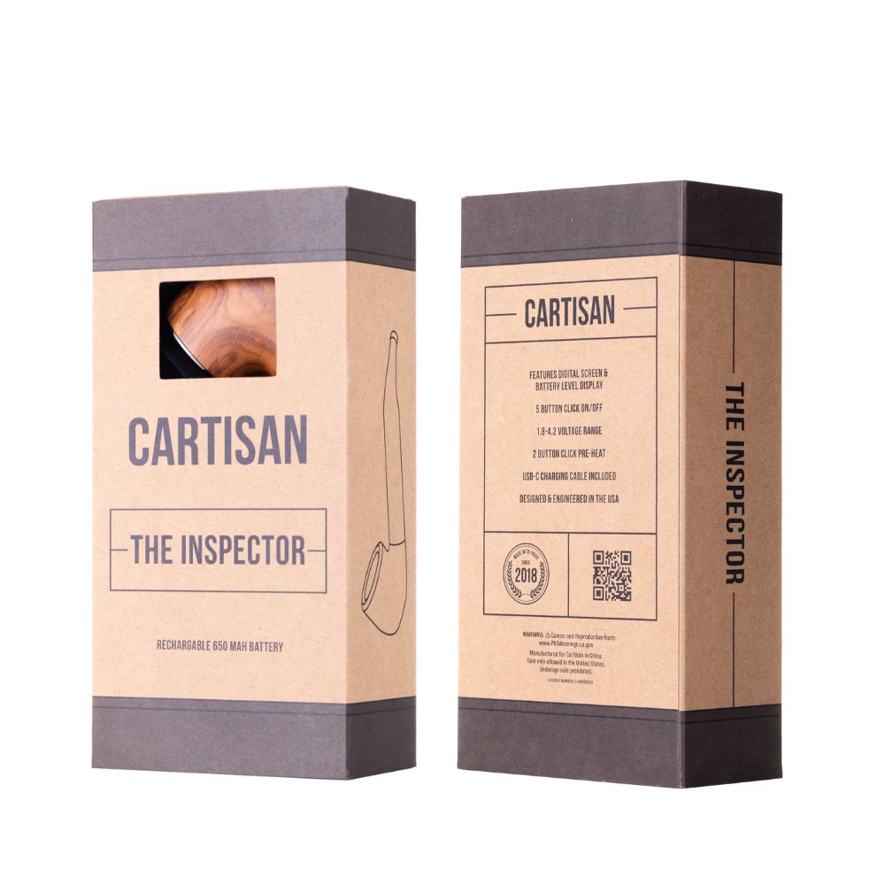 Cartisan Inspector – Novelty Pipe-Shaped 510 Battery