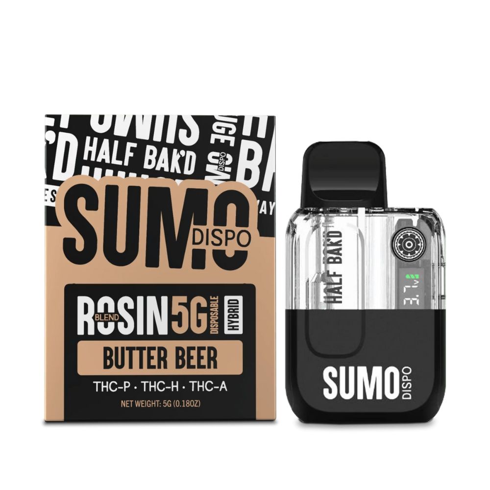 Half Baked Sumo THC Rosin Blend Dispo - 5 Grams-THC Blend-No Limit Distro