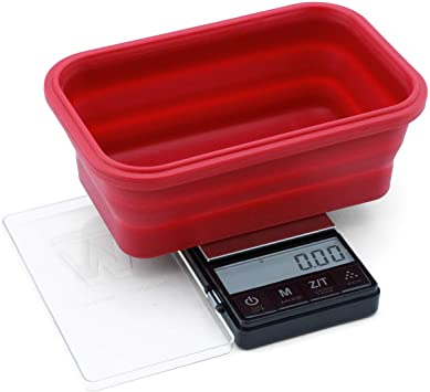 Truweigh Crimson Collapsible Bowl Scale 1000g x 0.1g-SCALES-No Limit Distro