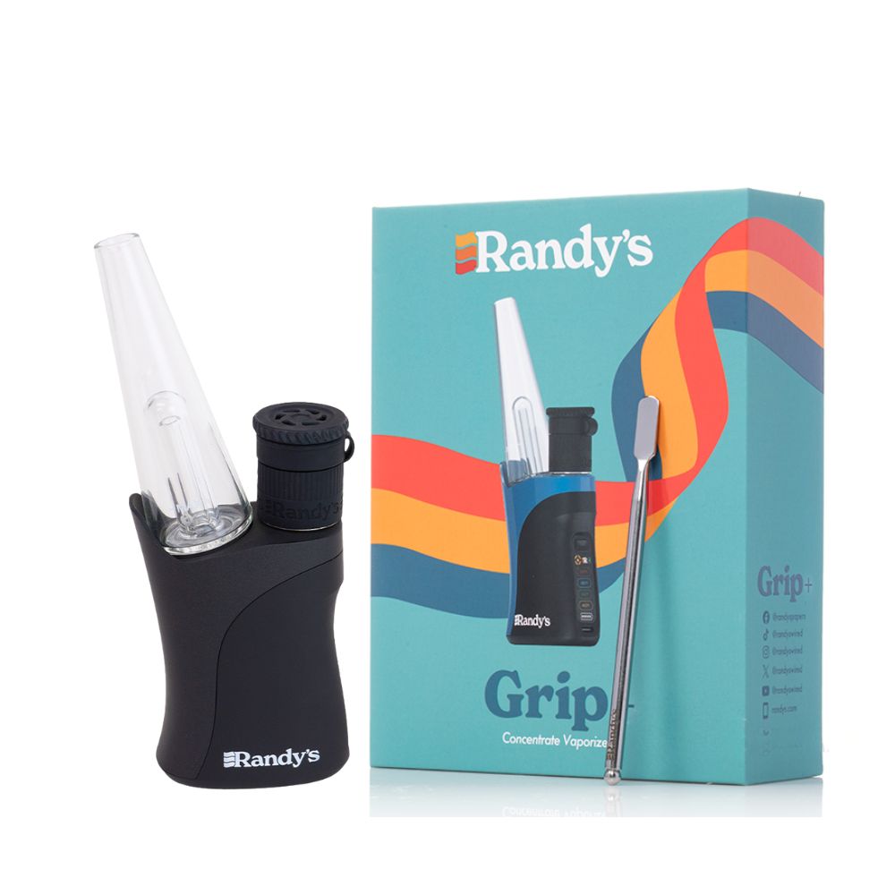 Randy’s Grip Plus Vaporizer - Portable E-Rig with Bubbler-E-RIGS-No Limit Distro