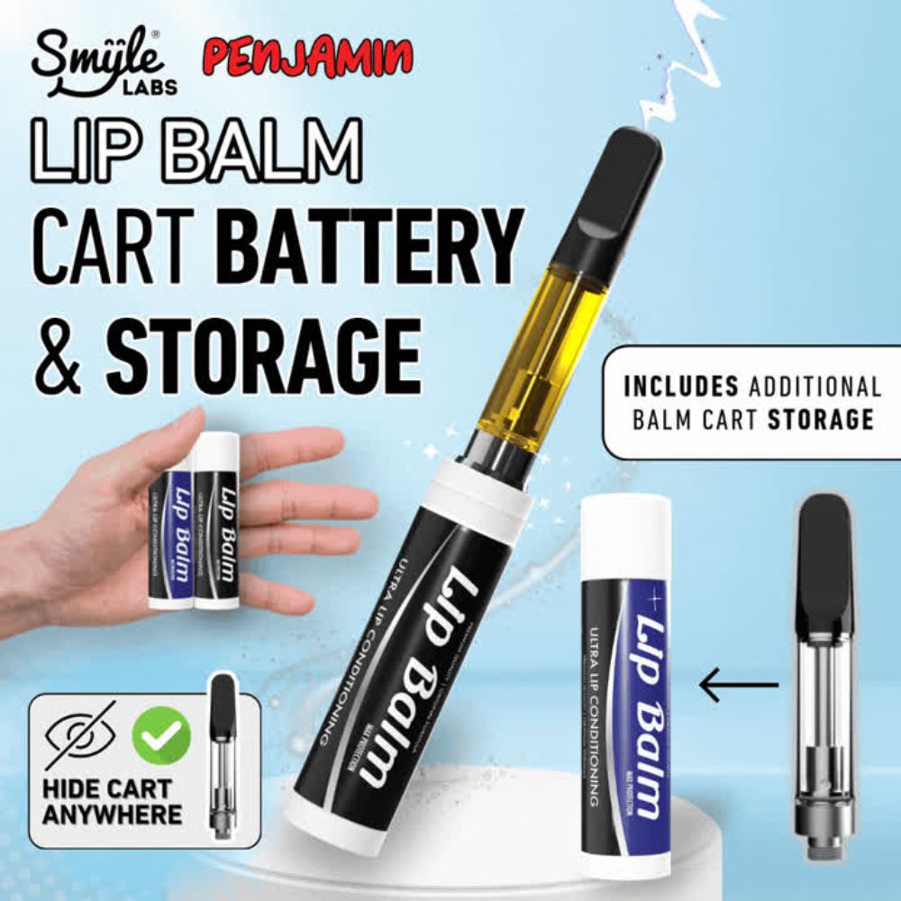 Penjamin Lip Balm Stealth Cart Vape-510 BATTERY-No Limit Distro