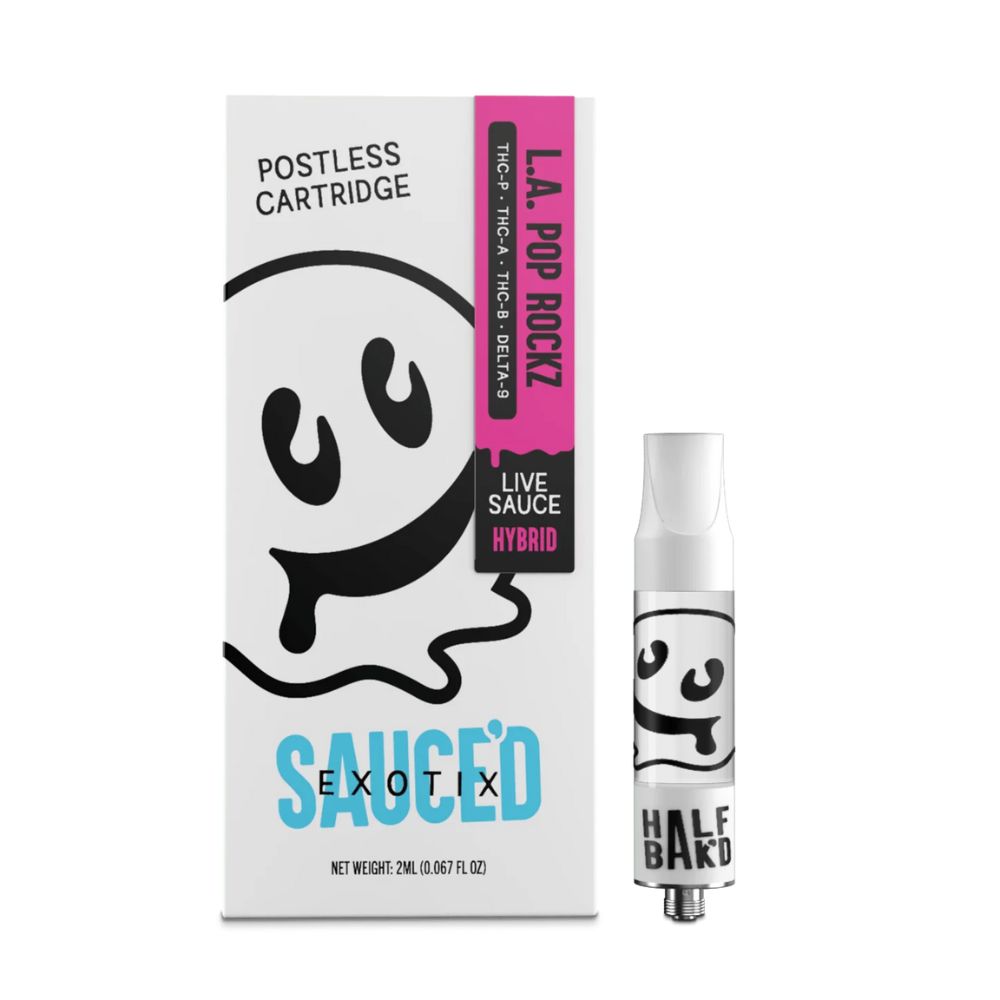Half Baked Sauce'd Exotix Live Sauce Cart - 2 Grams-2G Carts-No Limit Distro
