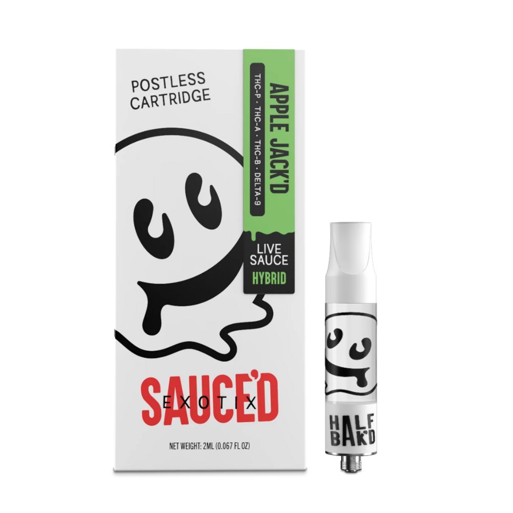 Half Baked Sauce'd Exotix Live Sauce Cart - 2 Grams-2G Carts-No Limit Distro