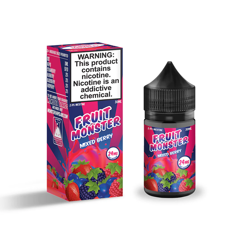 Fruit Monster Mixed Berry Salt-NIC SALTS ELIQUID-No Limit Distro