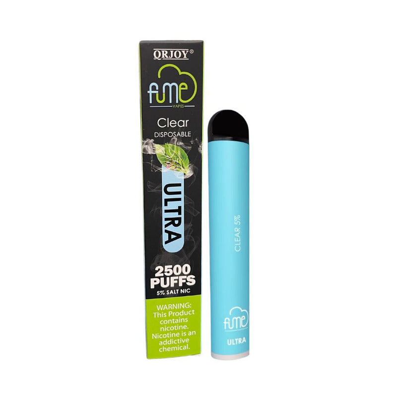 Fume Ultra 2500 Puff Vape - Clear Unflavored-DISPOSABLES-No Limit Distro