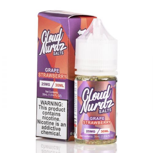 Grape Strawberry by Cloud Nurdz Salts-NIC SALTS ELIQUID-No Limit Distro